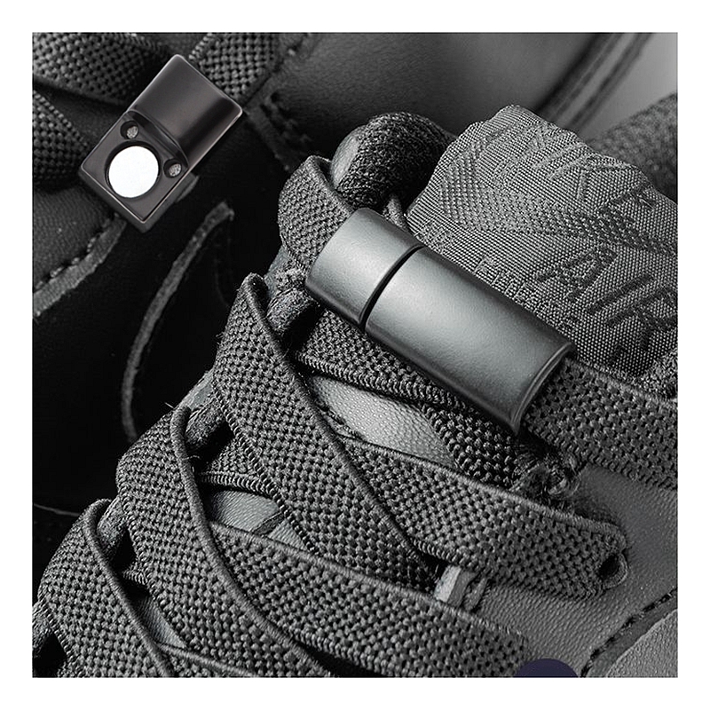 弾性靴ひもスニーカーブーツ磁気ロック靴ひもネクタイなしフラッ - Sneaker Care Accessories のレビューと価格